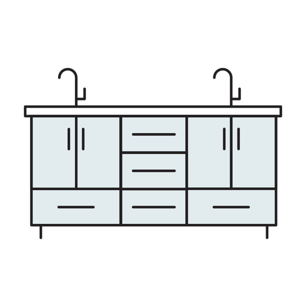 71" 75" Better Vanity 72 Inch Vanities You'll Love Wayfair